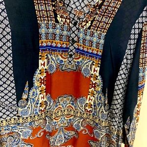 Boho Paisley Blouse by Tribal Jeans